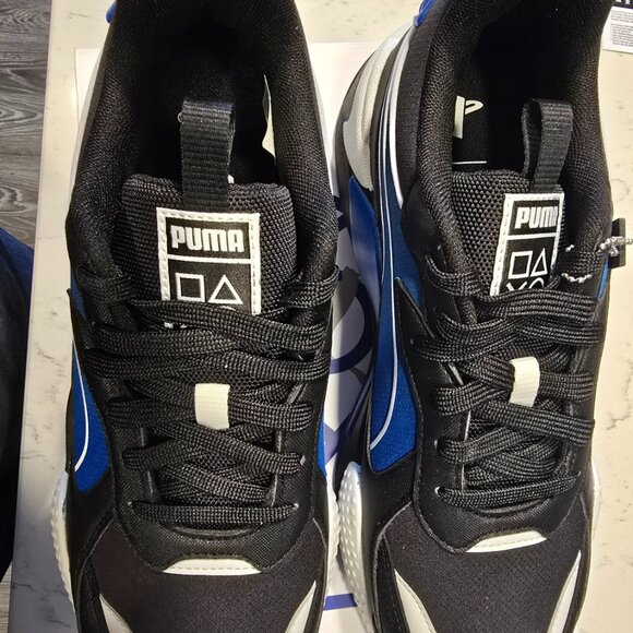 Puma x PlayStation RS-X Black Team Royal Men Unisex Black Team MENS SIZE 10 NEW - Picture 3 of 10